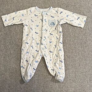 Little Me animal print sleeper